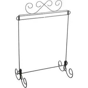 12in x 14in Scroll Single Tabletop Display Stand for Mini Quilts, Banners & Needlework Projects