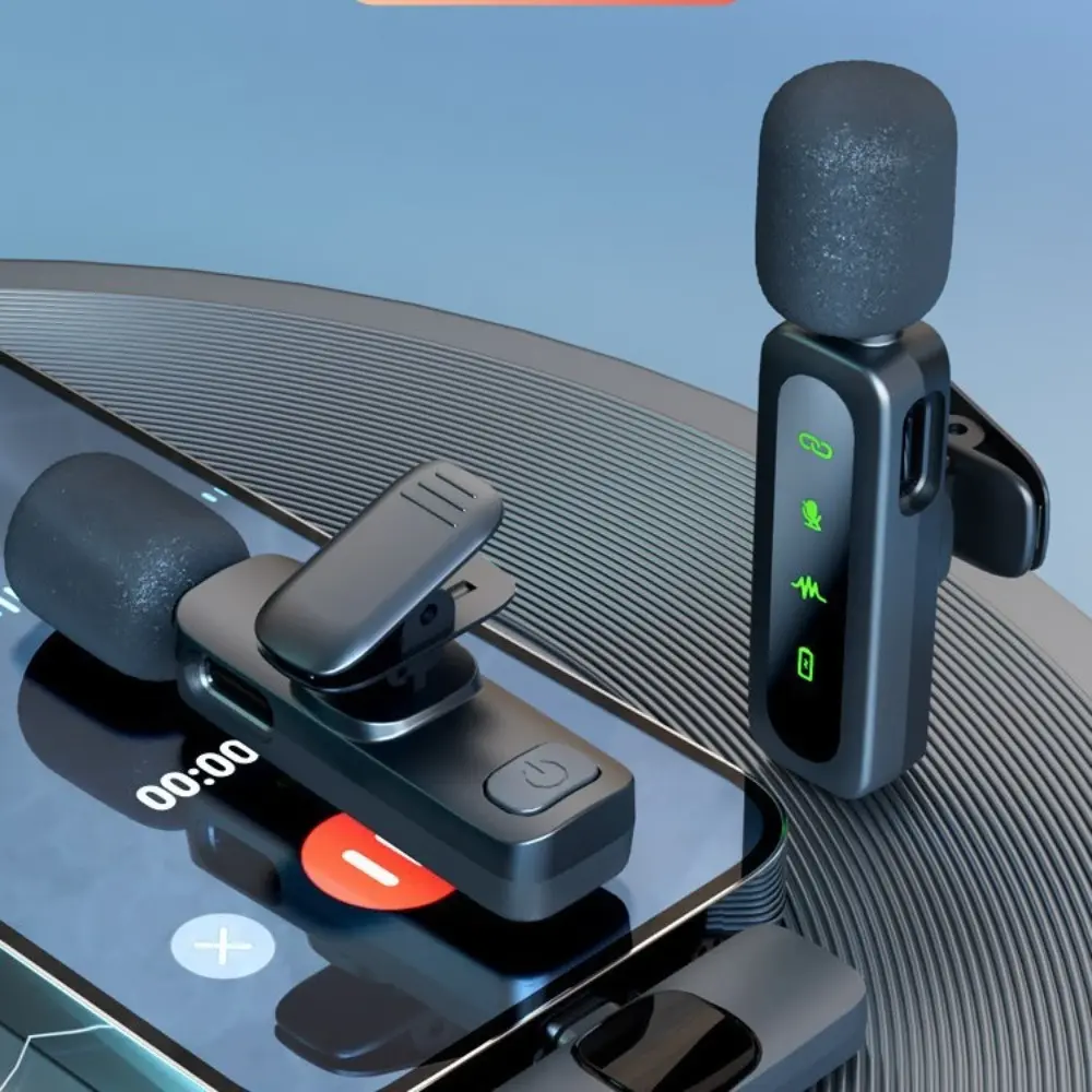 This New Wireless Lavalier Mic Is Designed for Recording Purposes, Compatible with Iphone, Ipad, Macbook, Type-C Android Devices, And Type-C Laptops. It'S Ideal for Live Streaming And Short Video Capture, Supporting 1-To-1 And 1-To-2 Connections