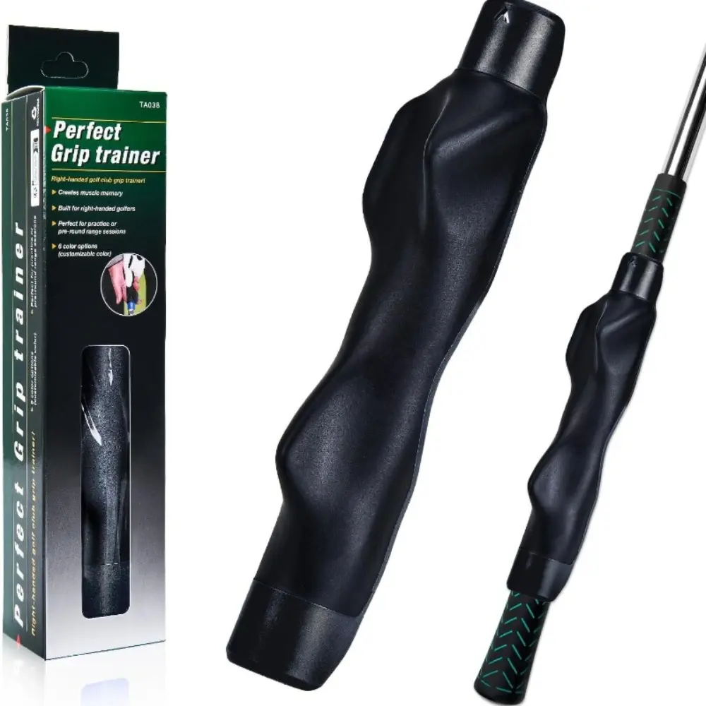 Golf Grip Trainer with Left/Right Hand Correction - Swing Accuracy Aid for Perfect Grip, Ambidextrous Design