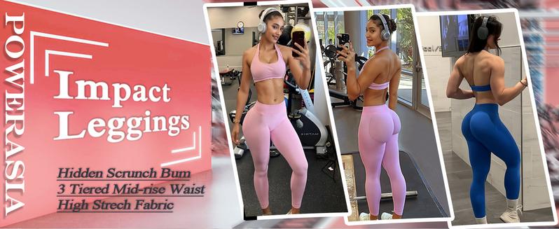 Women High Waisted Hip Lifting Yoga Leggings Gym Sexy Running Fitness Pants Solid Yoga Leggings Fashion Seamless Running Sports Leggings