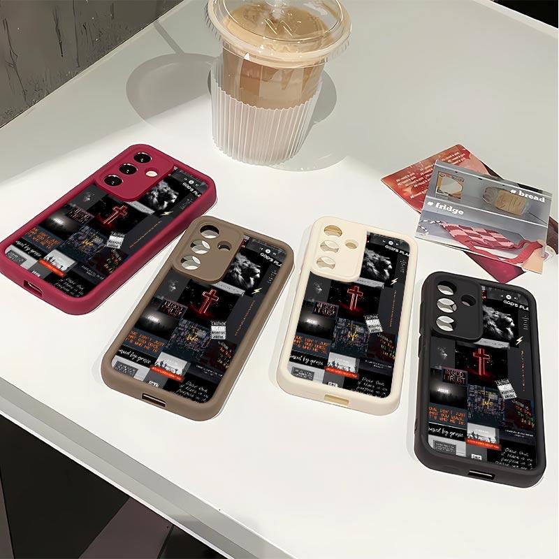 Creative Pattern Soft&Flexible TPU Silicone Phone Case For Galaxy S26 Ultra S25 Edge S24 FE S23 S22 S21 Plus A13 A14 A15 A16 A17 A33 A34 A35 A36 A52 A53 A54 NOTE20 Durable|Shockproof|Full Camera Protection|Anti-Fingerprint