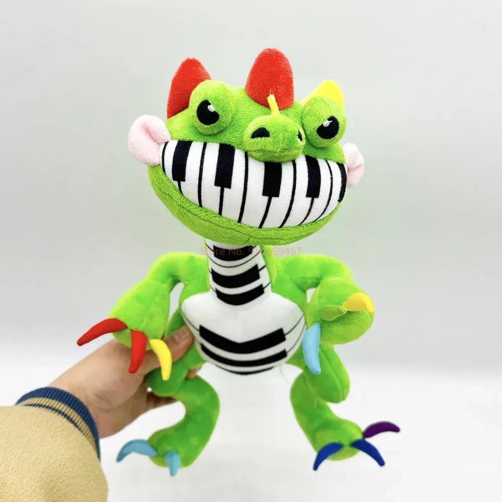 Poppy Playtime Chapter 4 Pianosaurus Plush Soft Green Piano Dragon Stuffed Doll Nightmare Critters Plushie Toy Gift for Fans Kids