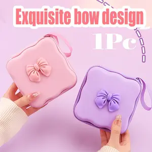 1Pc Digital Storage Bag Data Line Cable Storage Bag Travel Digital Electronic Accessories Pouch Case USB Charger Power Bank Holder Kit Bag, Anti-Fall Design, Cable Organizer