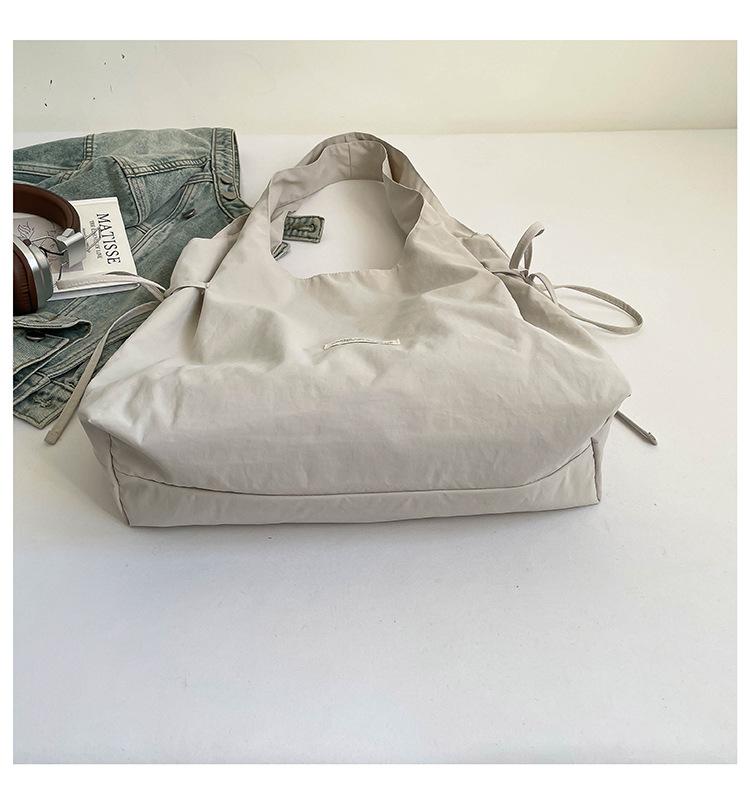 New Fashion Simple Shoulder Bag Women Large Capacity Comfortable Versatile Texture Tote Bag Simple Casual Storage Handbag