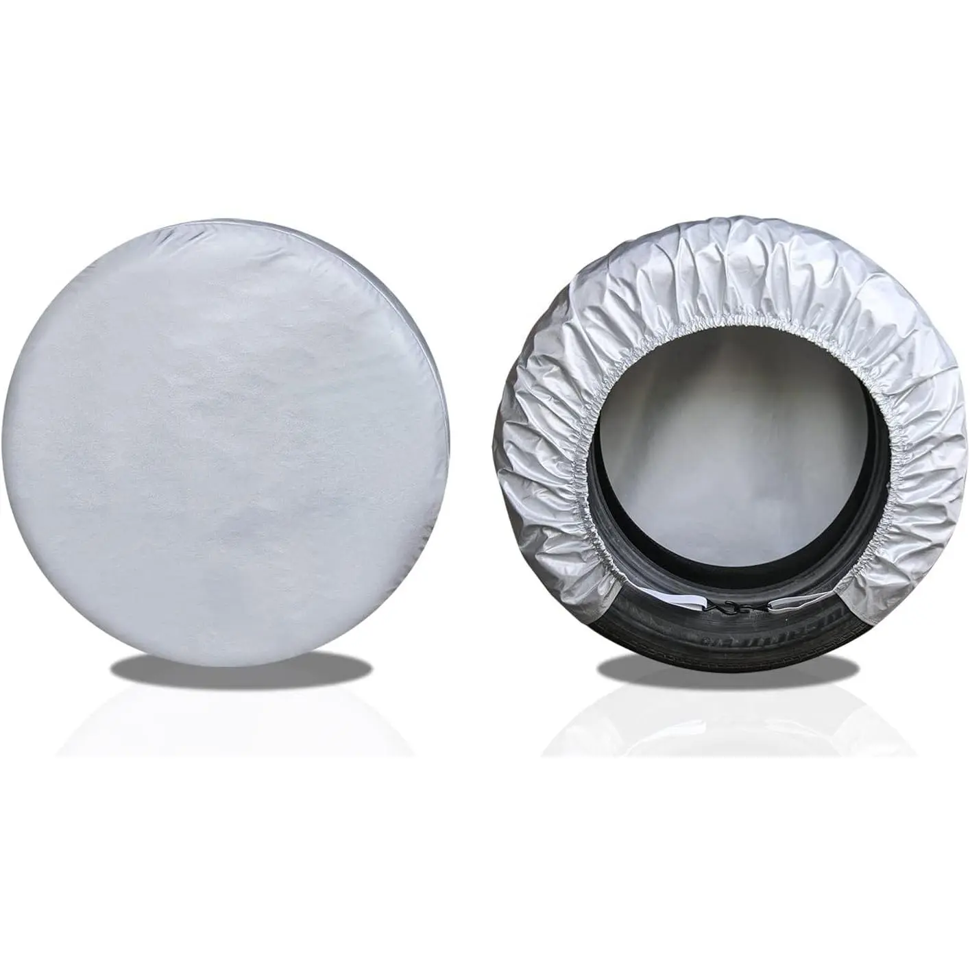 Rv Tire Covers 2 Pack, Travel  Camper  SUV Motorhome  Wheel Cover, Sun Rain Snow Protector, Fit 27-29 Inch Tire Diameter/
