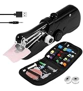 Sewing Machine, Mini Sewing Machine for Beginners Quick Repair, Stitching Machine with Sewing Kit, Embroidery Device for Sewing Clothes DIY Projects