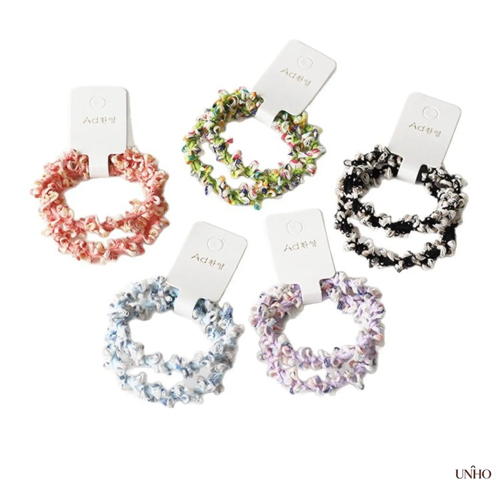 Fresh‑Toned Bead‑Decorated Hair Ties, High‑Elasticity Long‑Lasting Head Ropes, Premium‑Grade Daily‑Use Hair‑Accessory Bands For Women’s Daily Styling, Commuting Looks And Casual‑Outing Matches