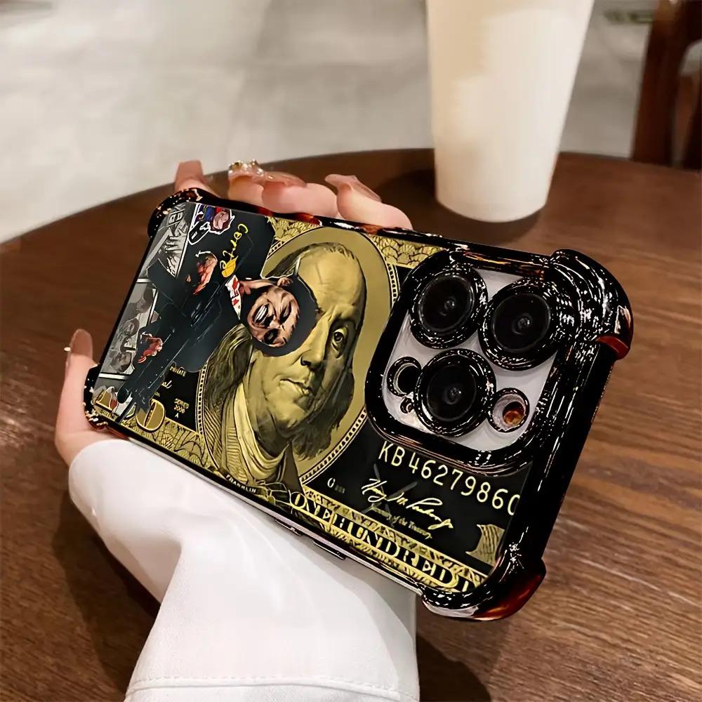 Scarface Stylish Phone Case for iPhone 17 16 15 14 13 12 11 PRO MAX PLUS AIR and XR XS MAX Plus Series, with a Soft Transparent Back for Drop Protection