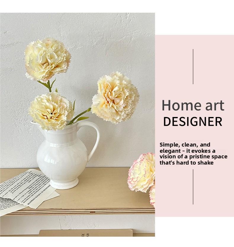 Artificial carnations, fake flowers for Mother's Day, Teacher's Day, room, bedroom, living room decoration, floral ornaments, photo props