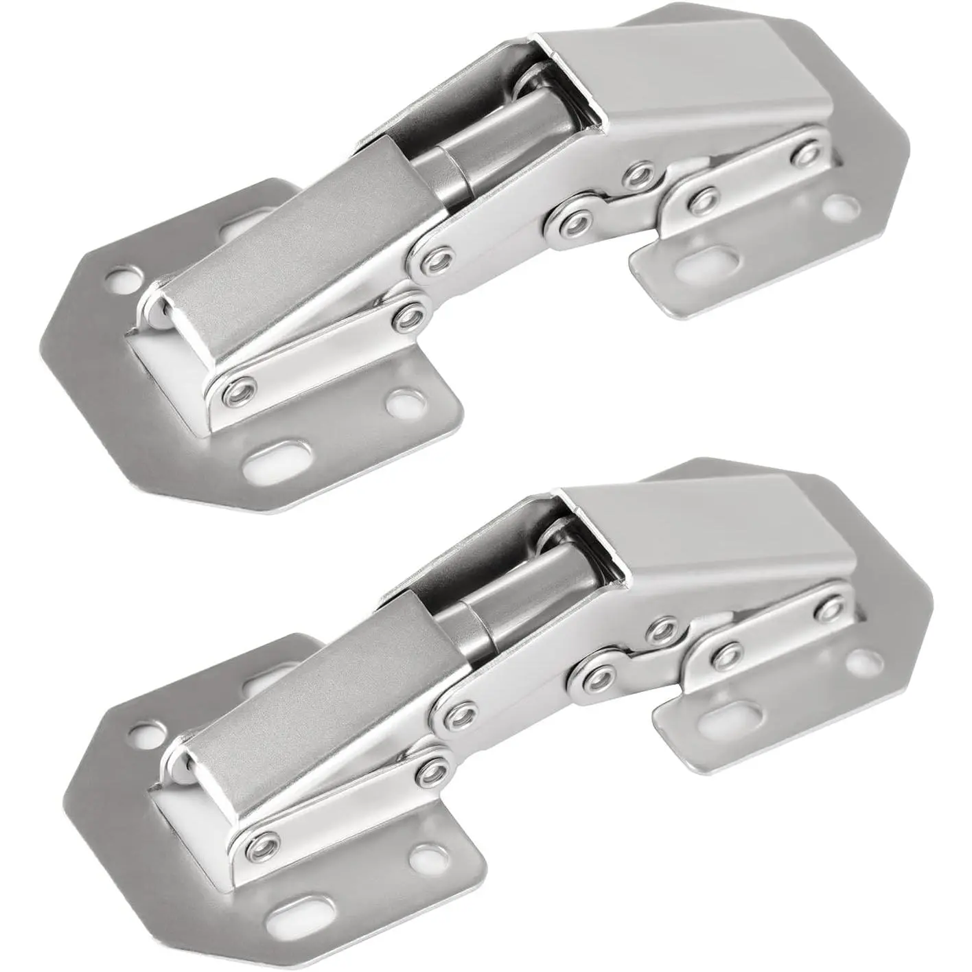 2-Pack  Hinges for Cabinet Doors Frameless,  Cabinet Hinges, 90  Surface Mount Hinges