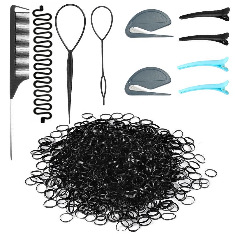 Girls' Hair Braiding Kit, Includes Weaving Tools Comb Clips, Durable Easy-To-Use Accessories, Perfect for Girls Hairstyles, Hair Styling Tools