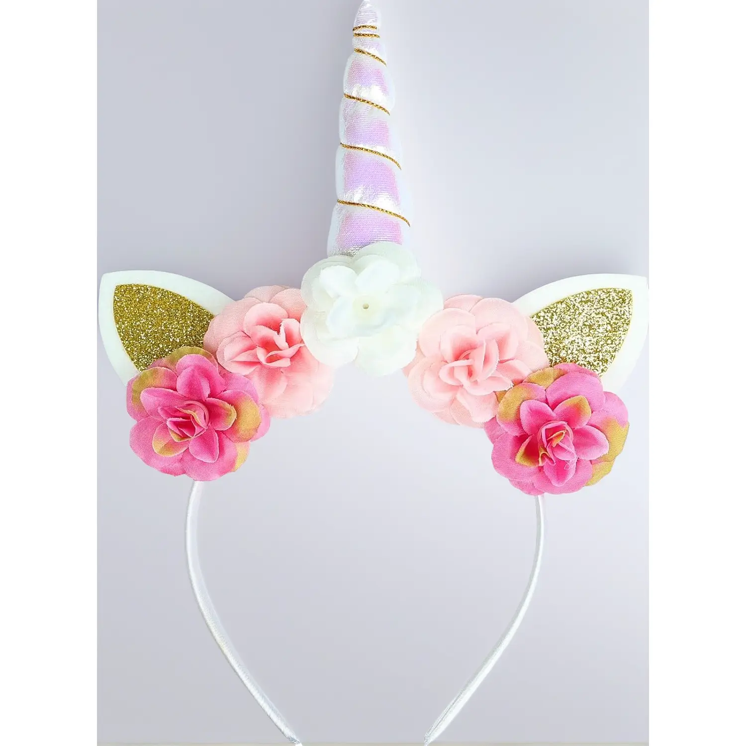 Unicorn Headband for Girls & Women – Tiara Costume Accessory for Birthday Party, Halloween, Cosplay, Age 3 and Up