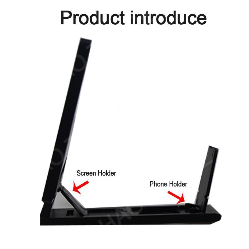 NEW 3D Screen Amplifier Mobile Phone HD Screen Video Glass Stand Magnifier Enlarged Screen Phone Stand Bracket
