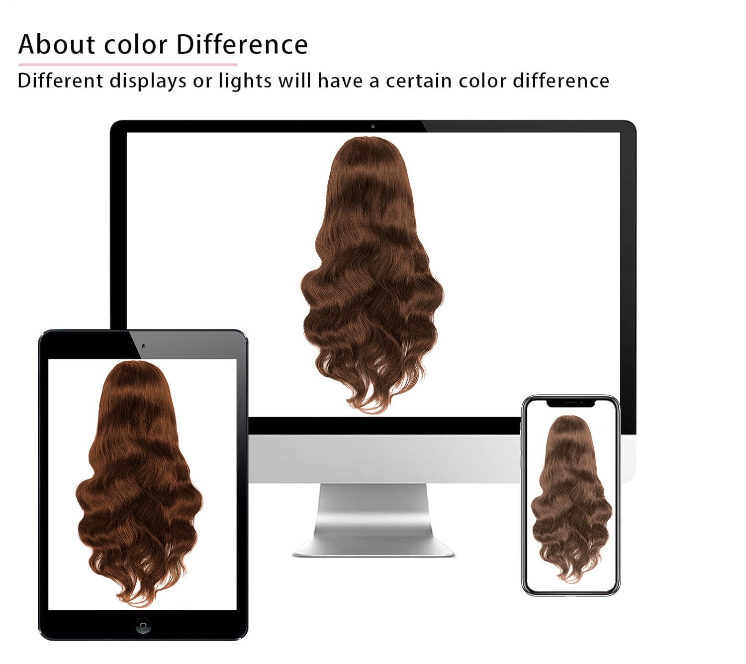 [NEW IN] Brown Chocolate Deep Wave Wigs Bling Hair 13x4 13x6 Hd Lace Frontal Human Hair Wig Colored Water Wave Lace Front Wig for Women Pre Plucked Clearence Sale TikTokShopStockUp