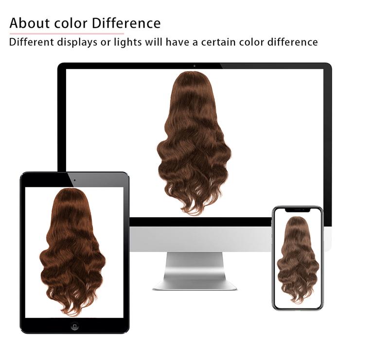 [NEW IN] Brown Chocolate Deep Wave Wigs Bling Hair 13x4 13x6 Hd Lace Frontal Human Hair Wig Colored Water Wave Lace Front Wig for Women Pre Plucked Clearence Sale TikTokShopHolidayHaul