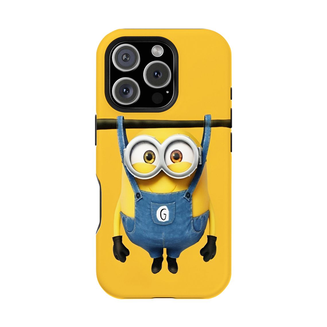 Minions Double-layer durable phone Cases For iPhone 17 16 15 14 13 12 Promax Pro Plus, hard shell protection ,Unique design,best Gift