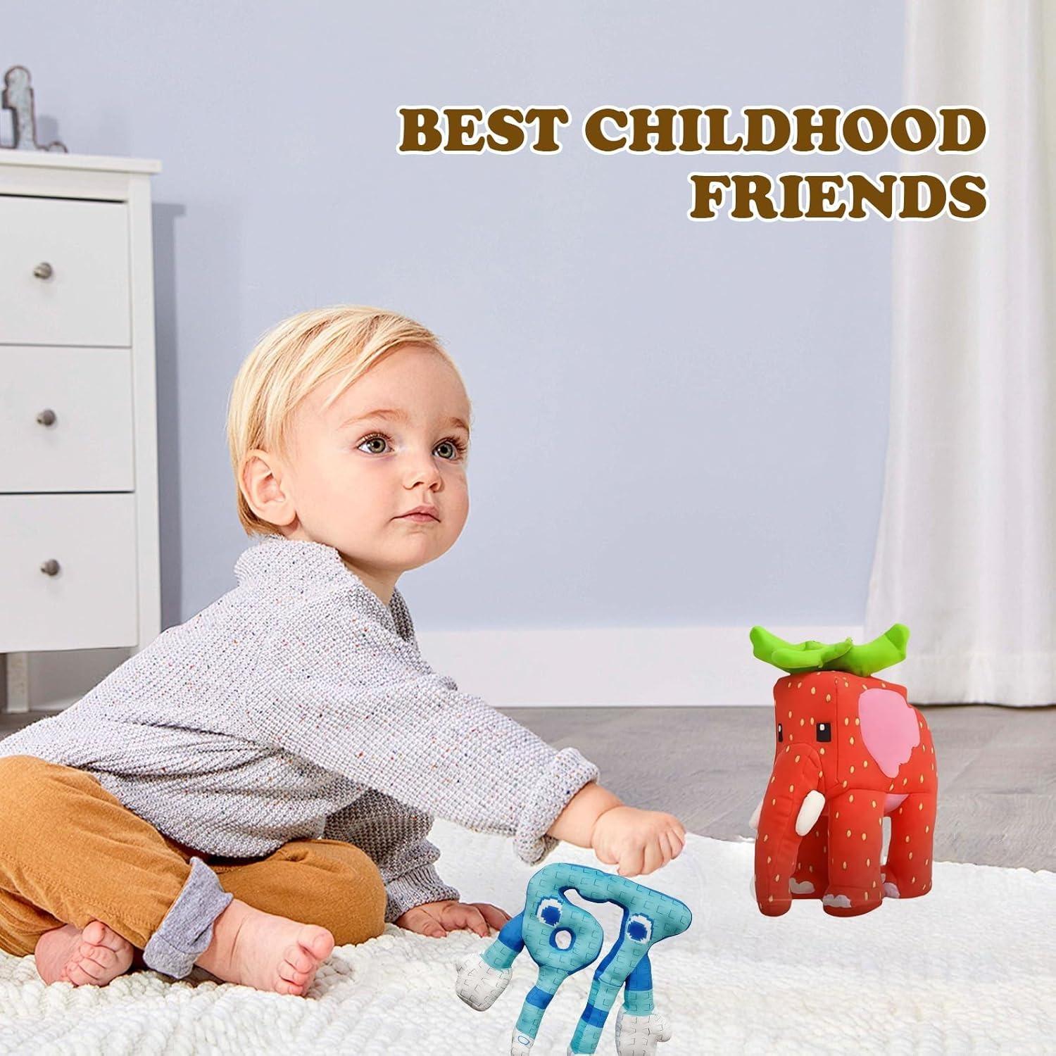 2Pcs Brainrot Plush Toy – Viral Soft Stuffed Animal for Game Fans, Funny Home Decor Couch Accessory, Cute Gift for Collectorsv