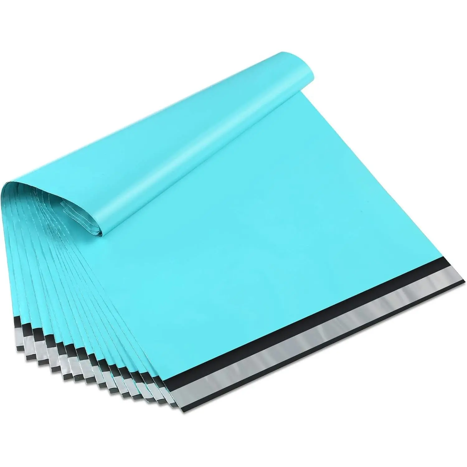 Poly Mailers 14.5x19 Inch Teal 100 Pack Large Shipping Bags #7 Strong Thick Mailing Envelopes Self Sealing Adhesive Waterproof and Tear Proof Mailing Bags for Shipping Clothes