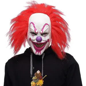 Scary Joker Masks for Halloween Adults Creepy Clown Evil Face Mask