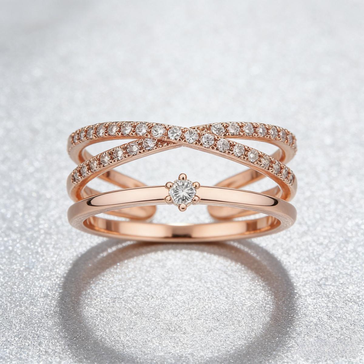 Women's Adjustable Open Cross Ring, Perfect for Dates, BFF Gifts, Parties, Gatherings & Daily Wear