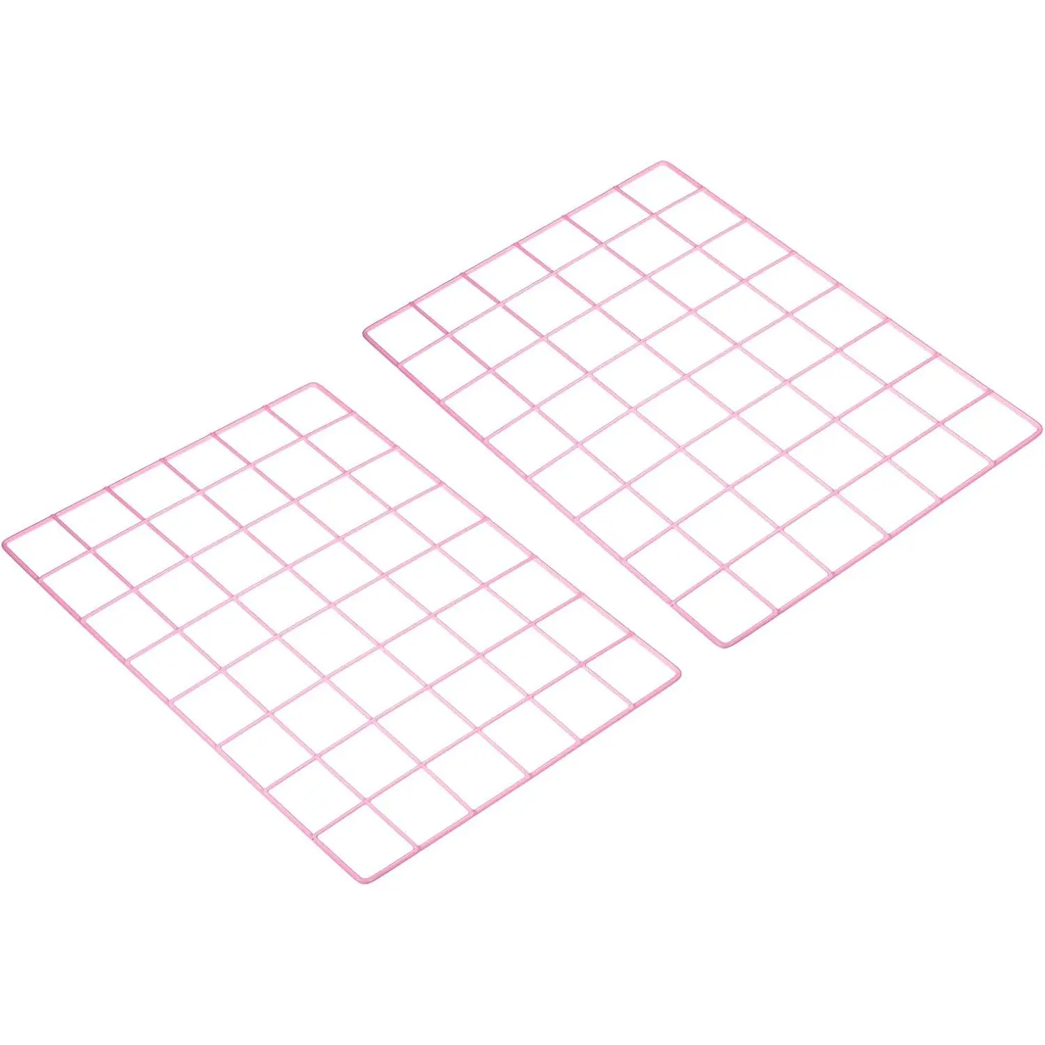 16"x12" Wire Grid Panel, 2 Pack Wall Grid Decorative Panels Board Photo Pictures Display Decor  Organizer for  Office,
