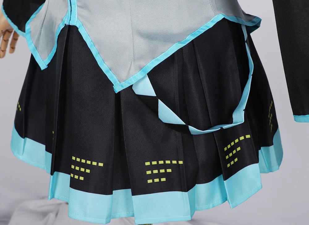 Anime Character Performance Clothes Hatsune Miku MIKU Anime Clothes Cosplay Clothes JK Skirt Same Suit Wig Accessories Halloween