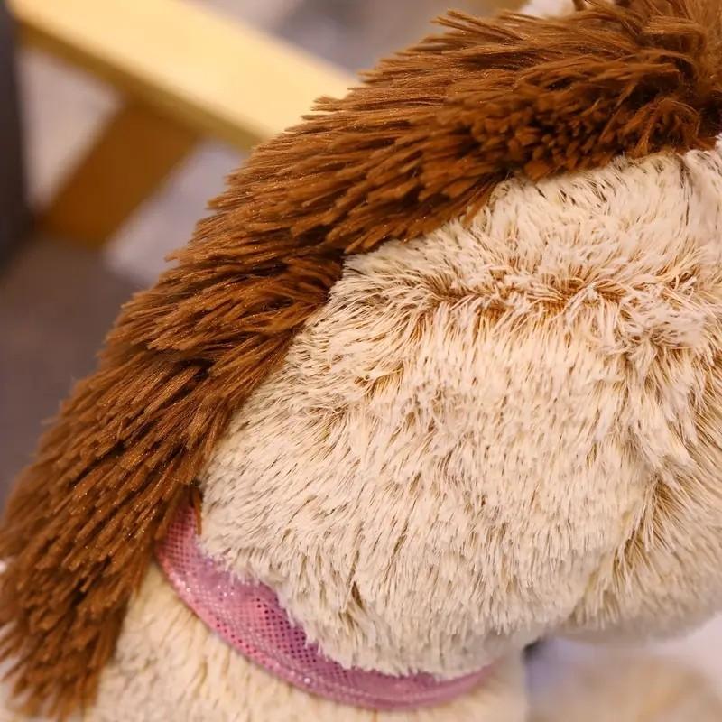 Cute Horse Design Stuffed Toy, Soft Plush Toy, Huggable Stuffed Animal, Comfortable Animal Pillow, Hugging Partner for Boys & Girls, Birthday Gift