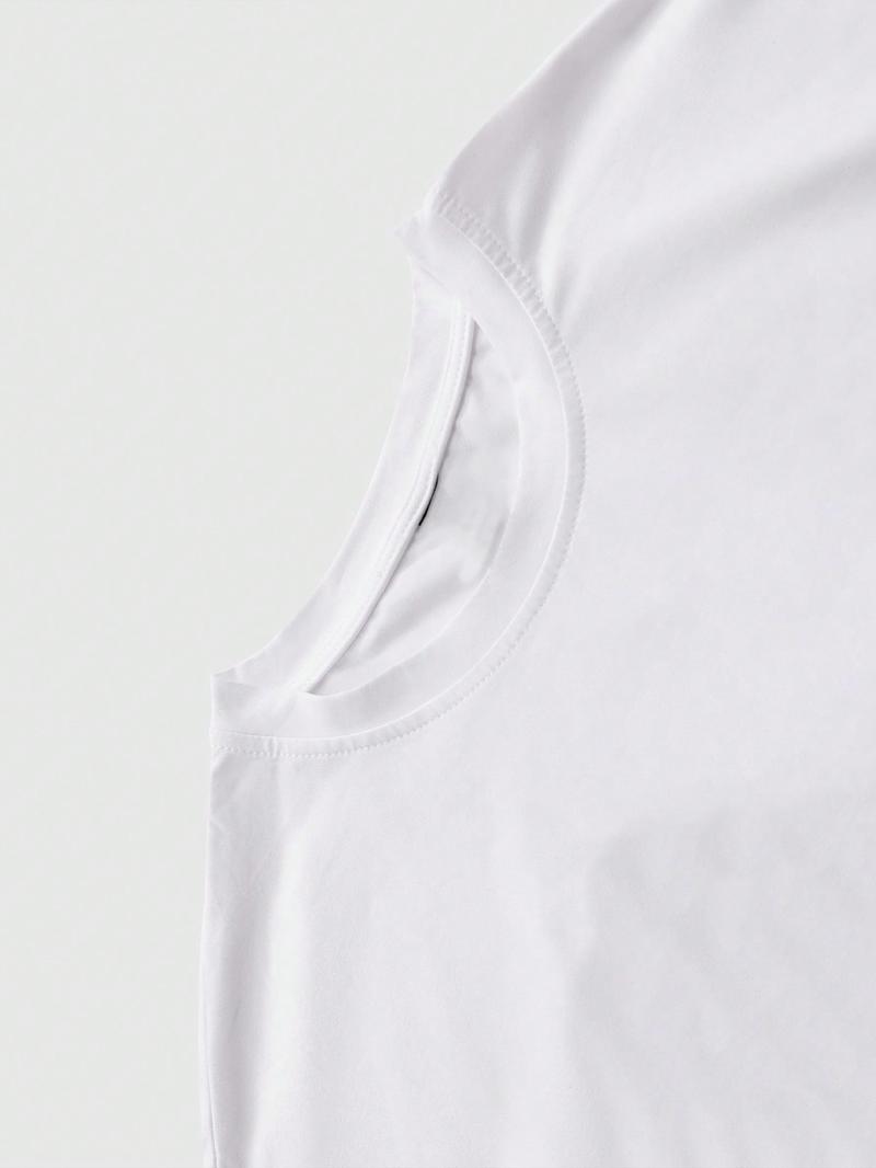 Two-piece Set Men's Figure Graphic Tee & Colorblock Drawstring Waist Flare Leg Sweatpants, Regular Fit Round Neck Short Sleeve T-shirt & Bell Bottom Trousers, Sets for Men Clothing, Summer Outfits, Casual Outfit Set, Shortsleeve Menswear