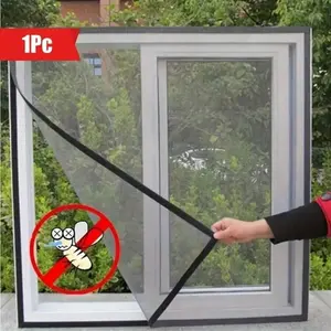 1pc Self-Adhesive Window Mosquito Net, Summer Anti-Insect Door Mosquito Net, Removable Invisible Fly-Proof Window Screen, Easy Installation, Versatile