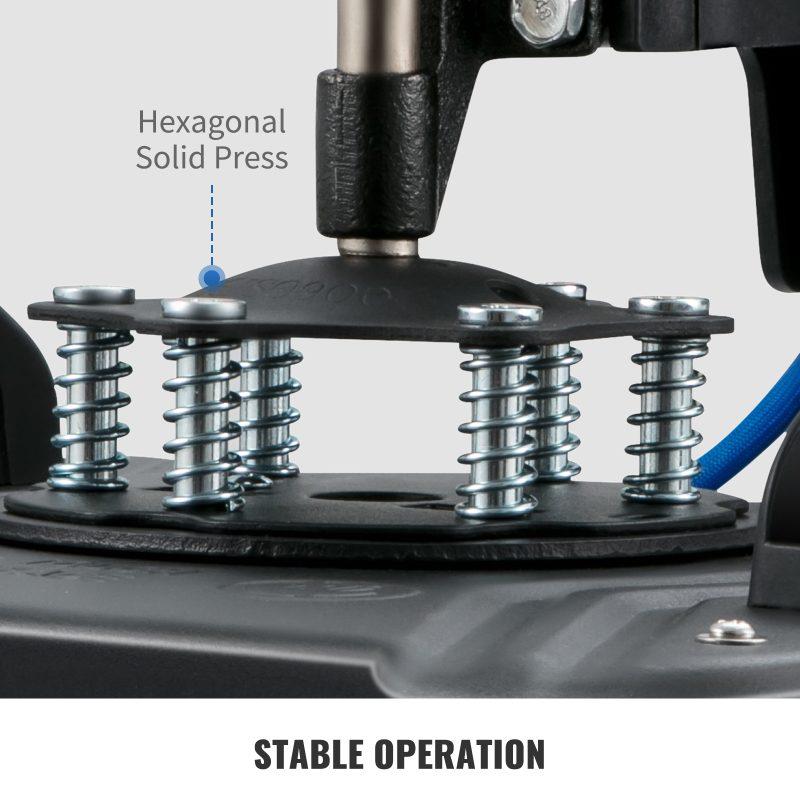 VEVOR Heat Press, 5 in 1 Heat Press 12x15 Machine Machine, Digital Precise Temperature Control, Clamshell Sublimation Transfer Printer Fast Heat-up, Vinyl Heat Press for Mug Cup T-Shirt Plate, 900W