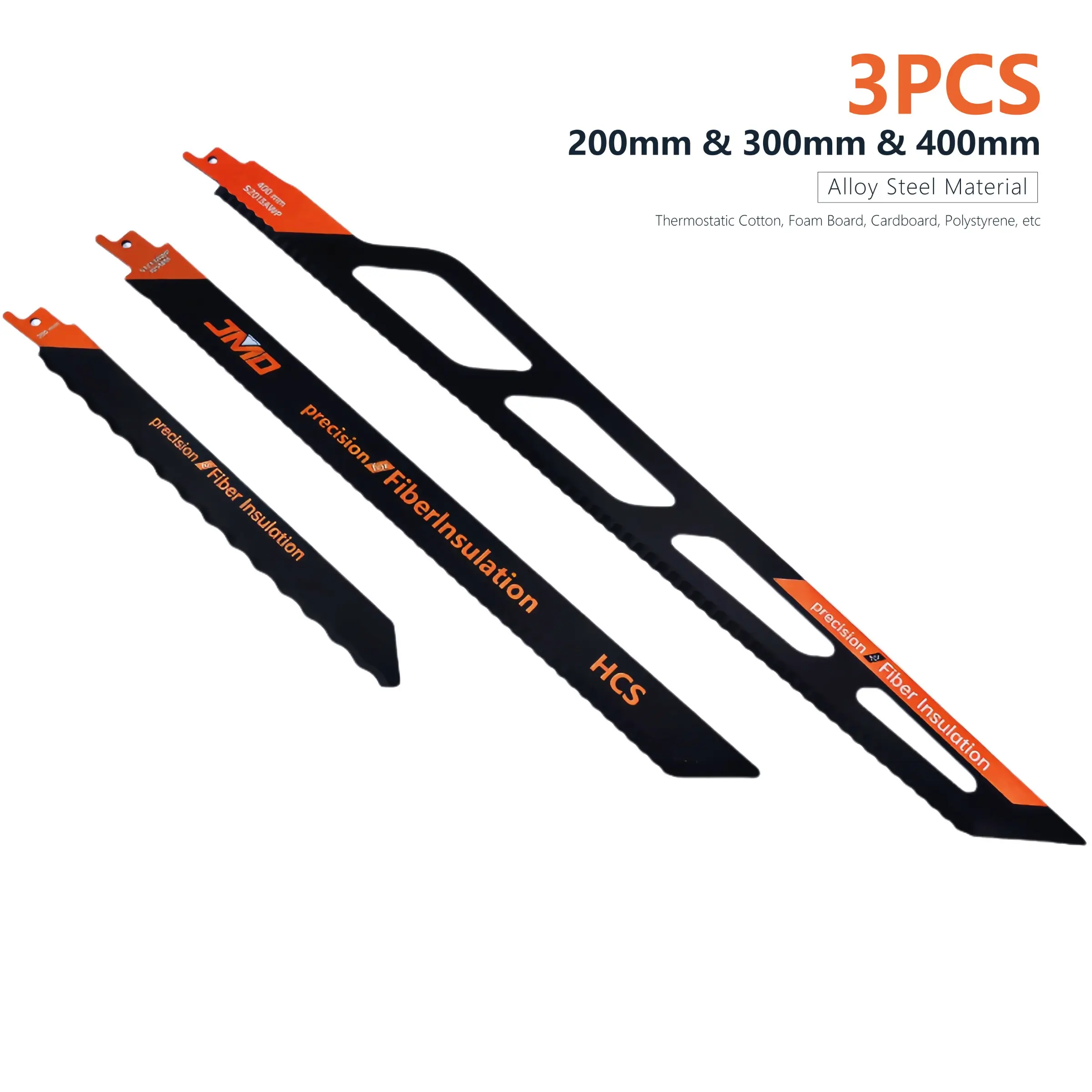 High Chromium Alloy Tungsten Steel Reciprocating Saw Blade, Heavy Duty Industrial Tool, Versatile Cutting for Wood Metal Plastic, Durable 3 Times More, Curve Saw Special