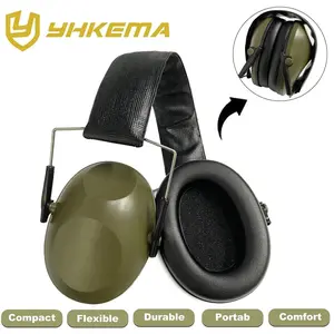 Tactical Noise-Canceling Ear Defenders | Folding Hearing Protection for Hunting & Shooting | Pro-Grade Soundproof Muffs