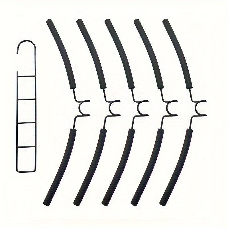 No Shoulder Protrusion Sweater Hanger, 1 CountsDurable Metal Trouser Hanger, Clothes Hanger forHome Bedroom Wardrobe Dormitory