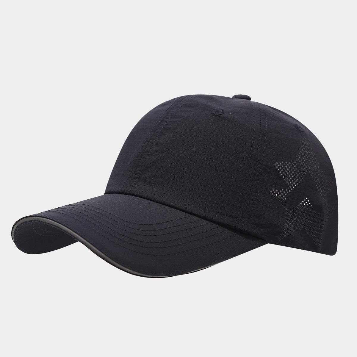 Sports quick-drying baseball cap Summer light and thin outdoor running reflective breathable sunscreen cap