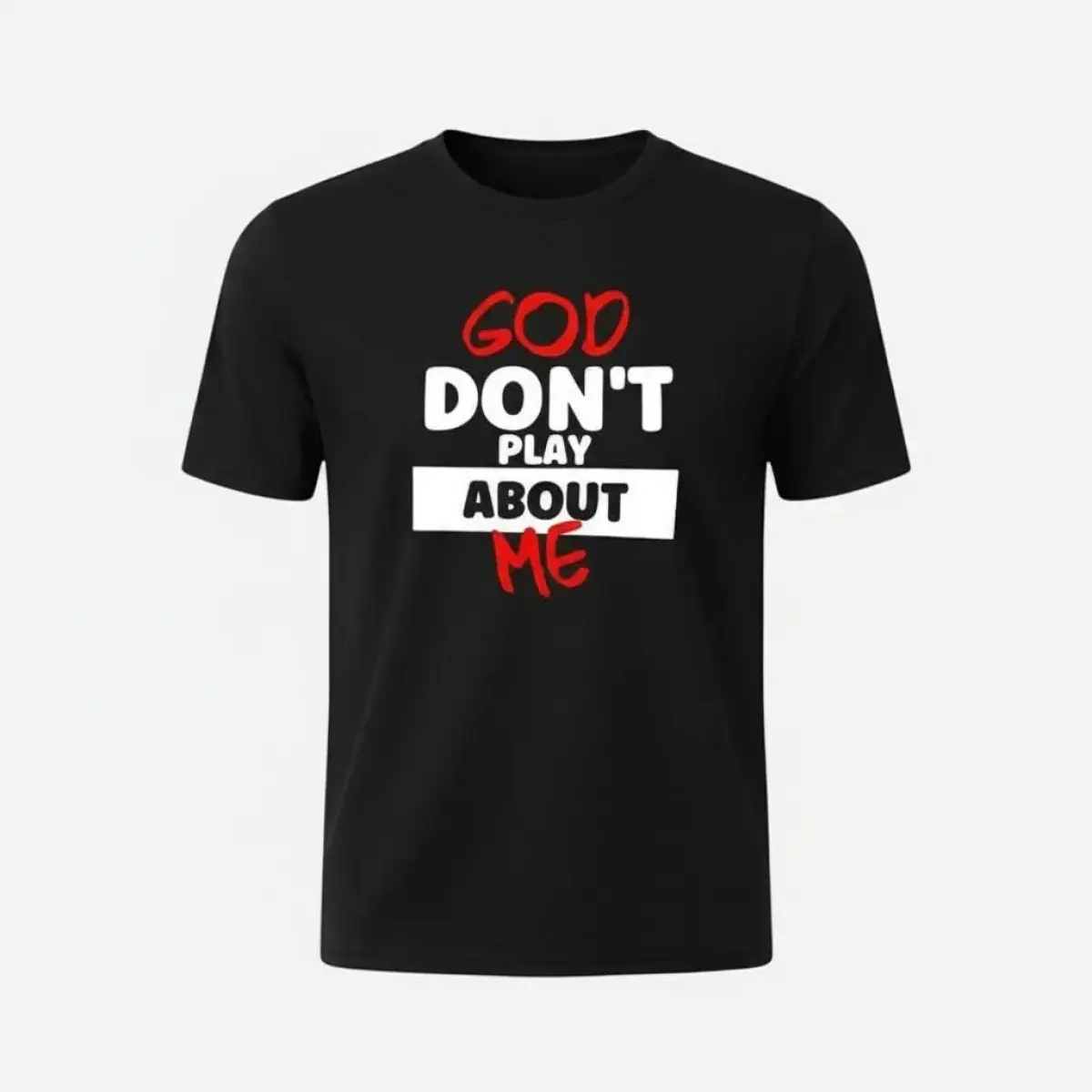 God Don't Play About Me Hoodie for Women - Faith-Inspired Religious Graphic Pullover, Ultra-Soft Cotton Relaxed Fit Everyday Apparel