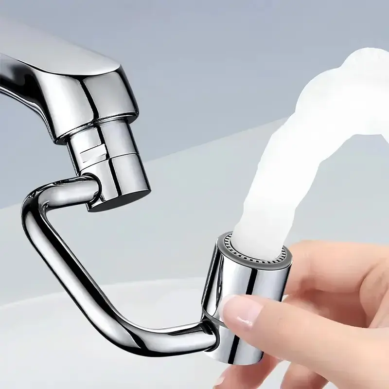 🫧 The "No More Backache" Sink Hack ｜ 1080° Swivel Robotic Arm Faucet Extender [Rent-Friendly Upgrade] Plumbing Accessories Bathroom Fixture Accessories
