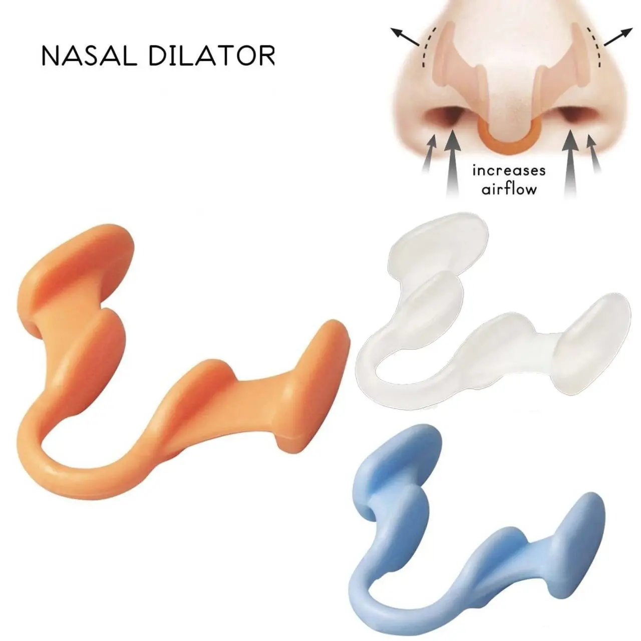 4/10 Pack Anti Snoring Nasal Dilator - Medical Grade PC Silicone Nose Vents for Men Women, Safe Soft Comfortable Sleep Breathing Aid to Improve Airflow & Reduce Night Snoring