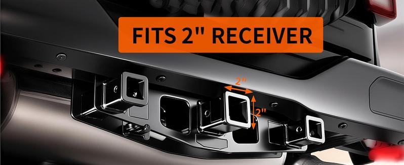 Cxforste Adjustable Trailer Hitch Drop Hitch Fits 2 Inch Receiver, 6" Drop/Rise, Tow Hitch with 2" and 2-5/16" Ball, 30,000 LBS GTW, Trailer Hitches with Anti-Theft Pin, Black. Heavy Duty Solid Ball Mount.Ultra Quiet