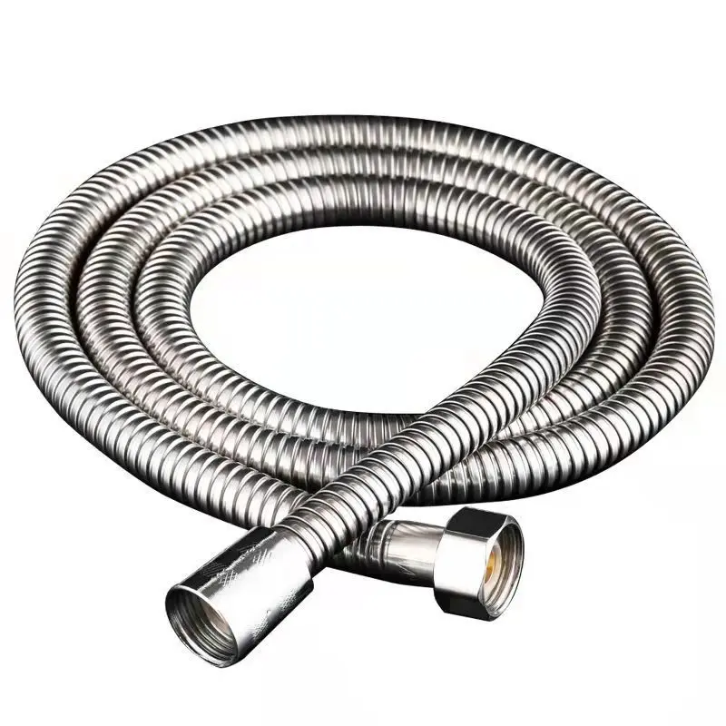 Shower hose, encrypted and explosion-proof, for bathroom water heaters, stainless steel, high pressure