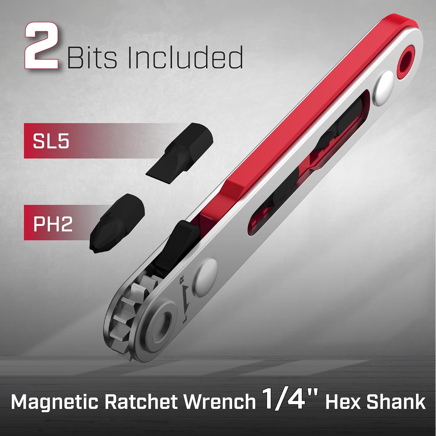 Mini Ratchet Wrench, 1/4"  90  , Low Profile Right Angle  for Tight Spaces
