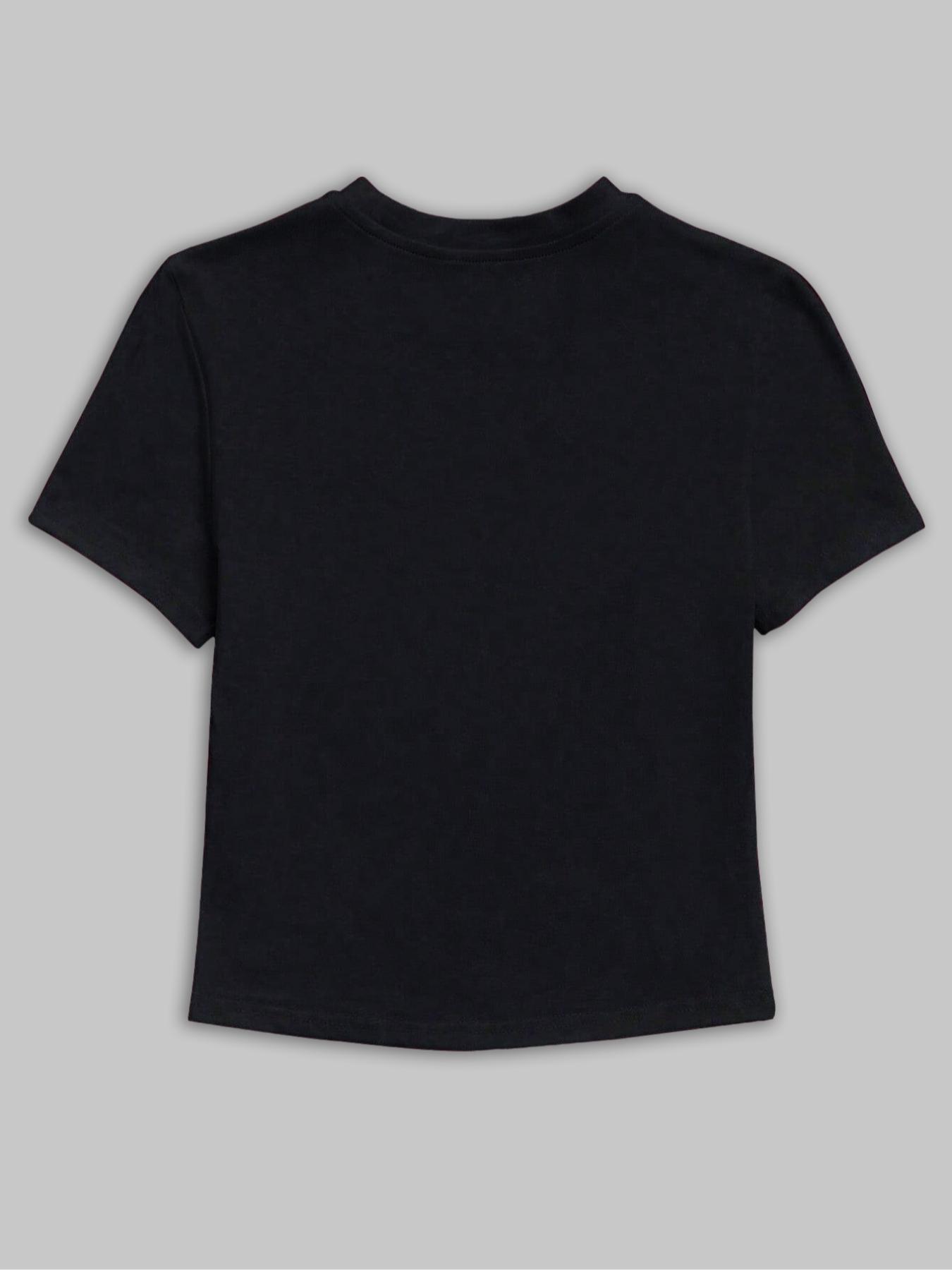 Women's Floral Print Round Neck Tee, Casual Short Sleeve Crew Neck T-Shirt for Summer, Fashion Women's Top for Daily Wear, Casual Everyday Wear, Womenswear