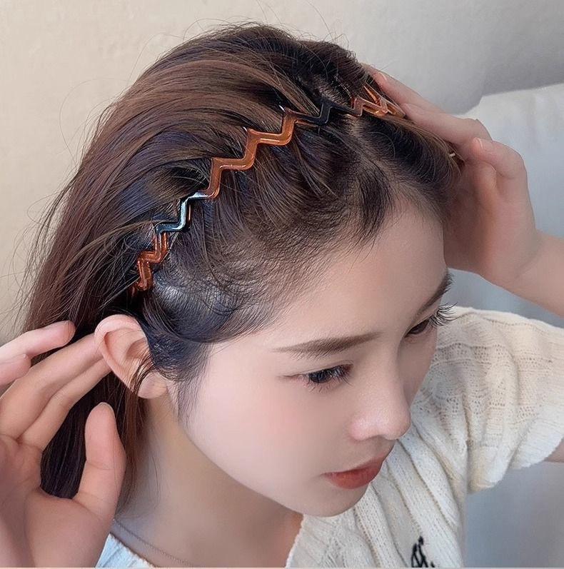 Headbands for Women & Teens, Plastic Hair Bands with Teeth Design, Non-Slip Combs, Ideal for All Seasons