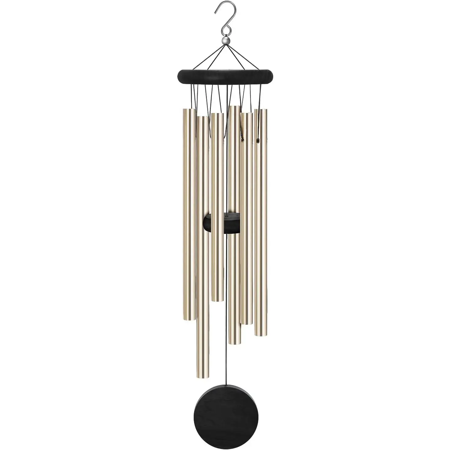 Memorial Wind Chimes Outdoor with 6  Alloy Tubes and Hook, Wind Chimes for  Decor Garden Patio Outdoor