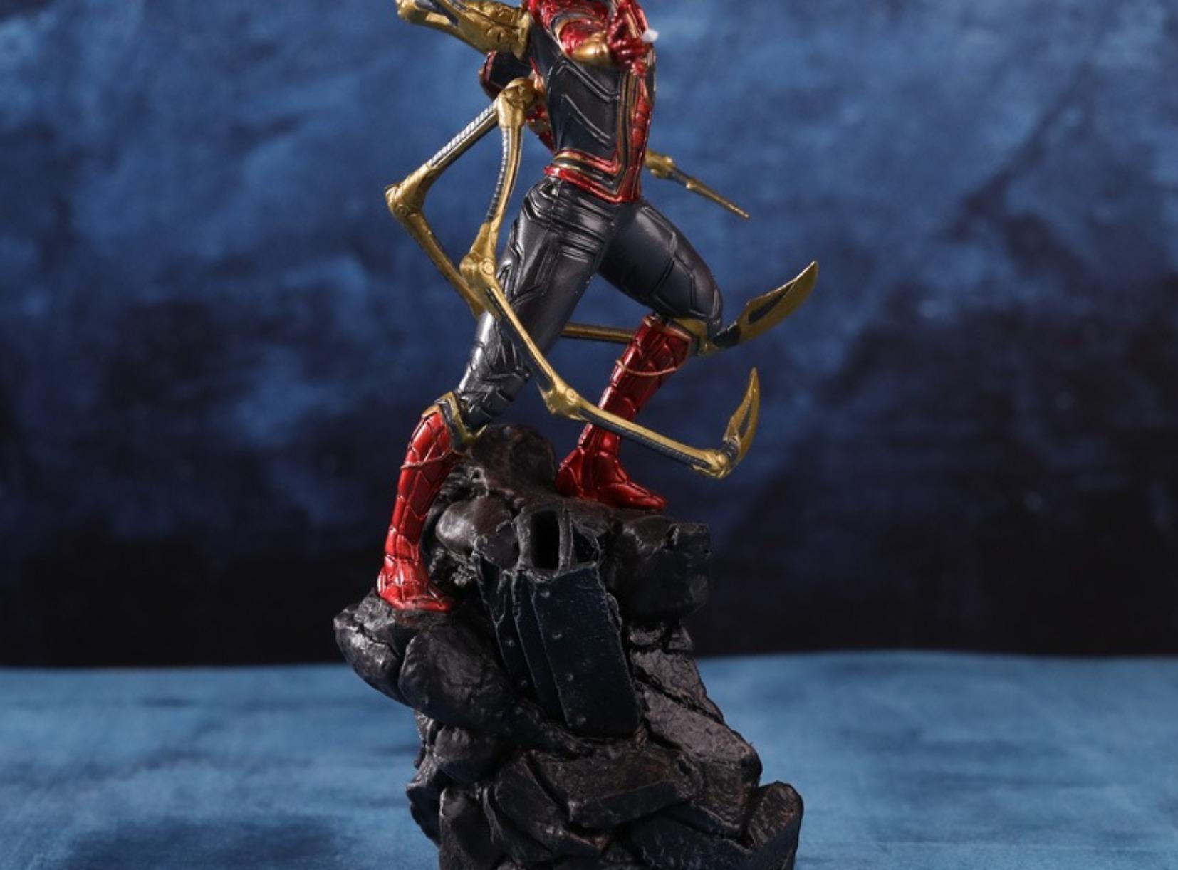 20CM Spider Hero Action Figure Articulated Superhero Anime Collectible Toy Stress Relief Toy Sensory Play Kids Adults Desktop Decor PC Case Ornament Birthday Gift Halloween Gift Christmas Gift Lucky Doll