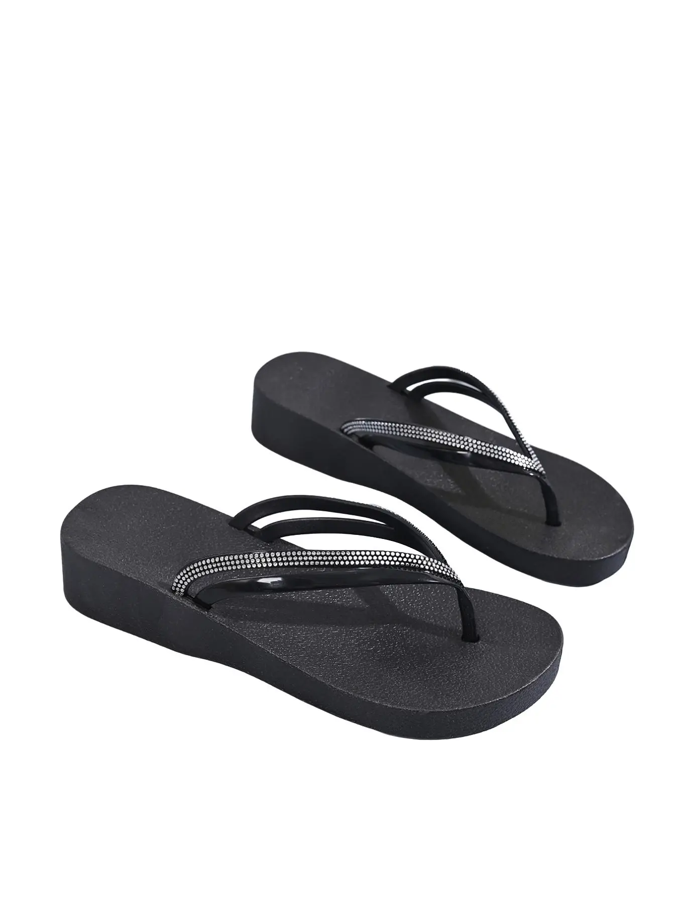 Non-Slip Durable Rhinestone Casual Summer Anti Slip Sandals 2026 New Design, Perfect for Daily Outing, Beach Vacation, Home Wear, Lightweight and Easy to Maintain