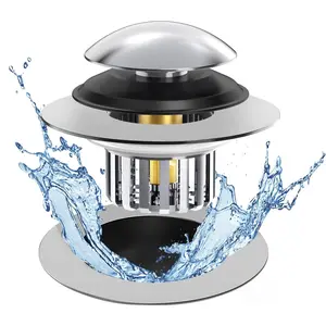 Universal Tub Stopper Bathtub Drain Hair Catcher Cover Pop Up Tub Drain Plug Replaces Lift Turn Tip-Toe Trip Lever Bathtub Drains Silver
