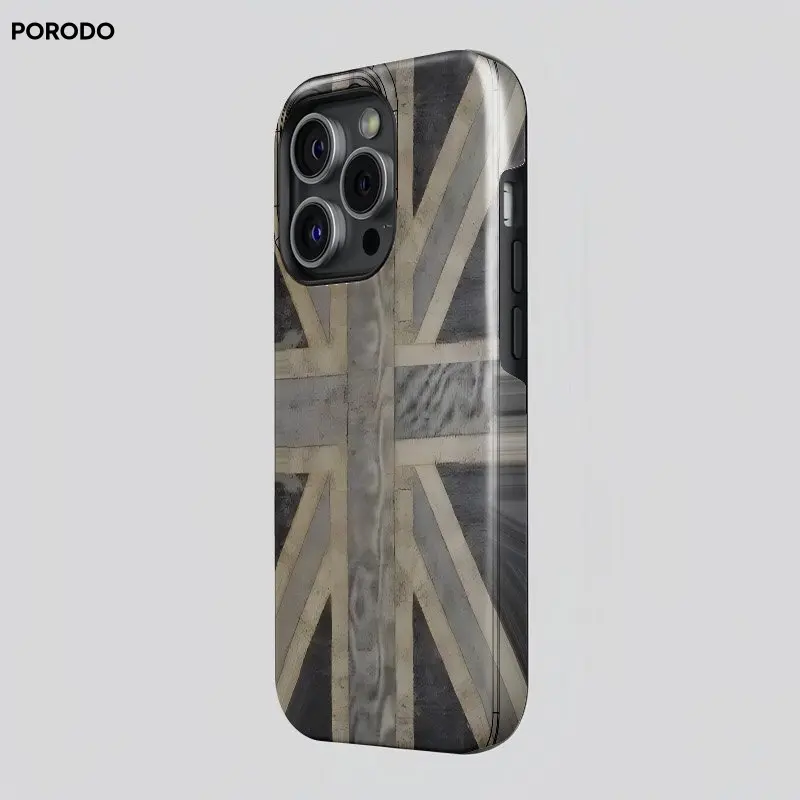 MagSafe Case Vintage Union Jack Phone Case, Retro Distressed Design Full Body Protection Cover for iPhone Series (17 Pro, 16, 15, 14, 13, 12, 11, Max, Plus, Air) with Wireless Charge Compatibility, Smartphone Accessory for iphone 17 pro max cases girls