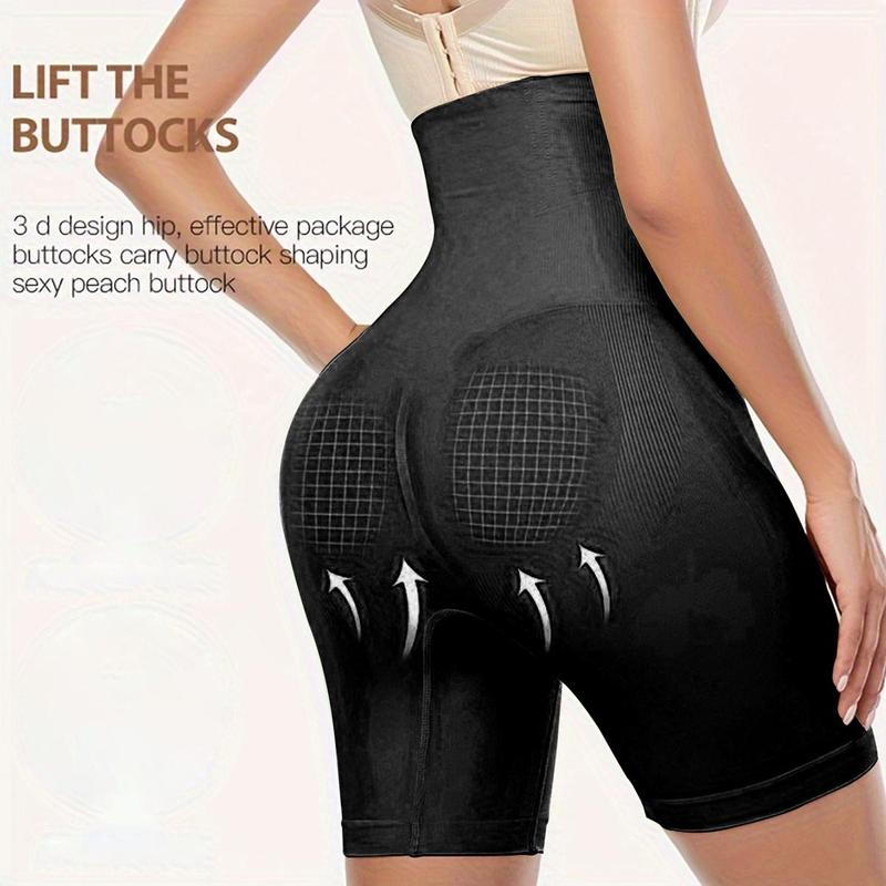 High Waisted Tummy Control Shapewear for Women, 1 Count Solid Color Breathable Butt Lifting Shorts, Sports Women Wear for Aerobics, Running, Yoga and Pilates, Corset Waist Shaper