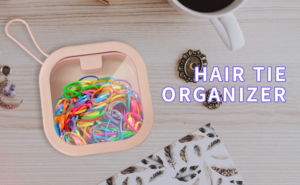 2-Pack Anti-Loss Hairband Organizer - Portable Travel Accessory Storage Box, Suitable for Hair Ties, Headbands, Jewelry, and Small Essentials