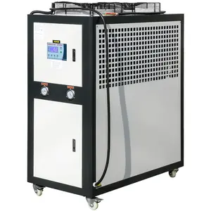 【DealsForYouDays】VEVOR Water Chiller 6Ton Capacity, Industrial Chiller 6Hp, Air-Cooled Water Chiller, Finned Condenser, with Micro-Computer Control, Stainless Steel Water Tank Chiller Machine for Cooling Water